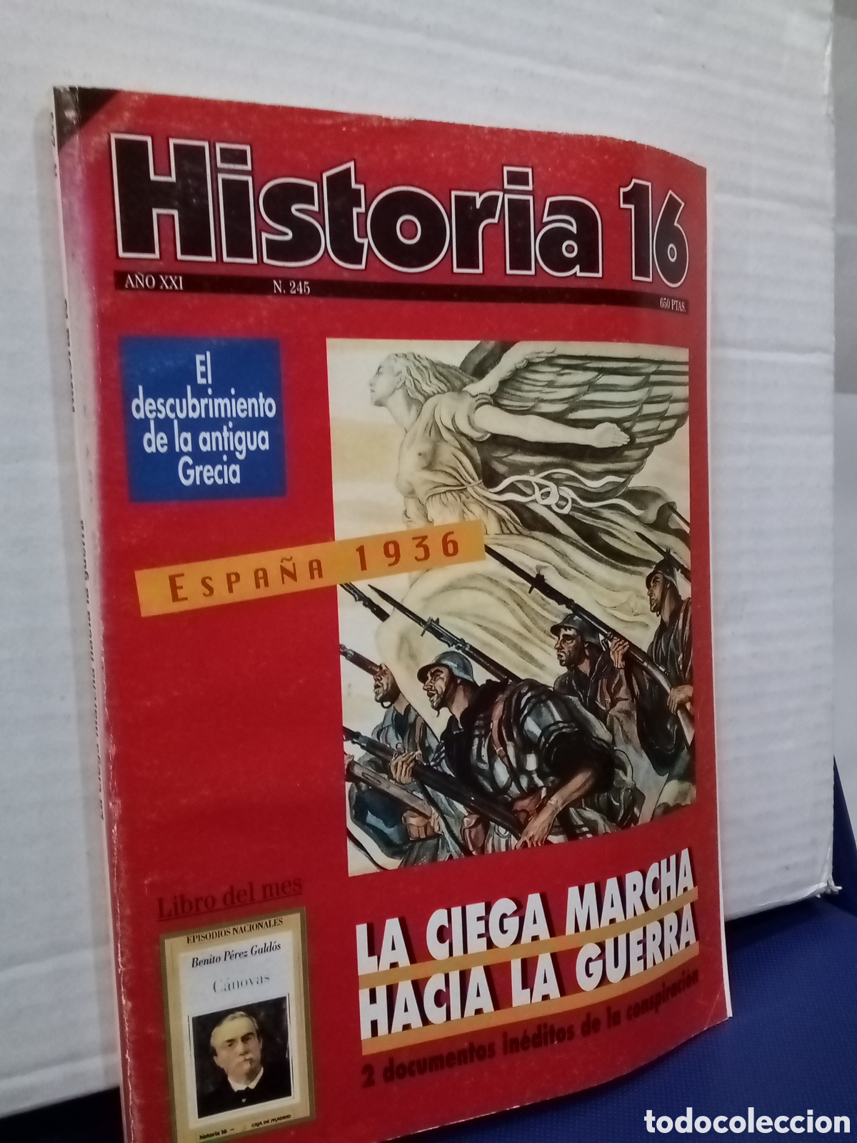 Collezionismo di Rivista Historia 16: Historia 16, N&deg;245. La ciega marcha hacia la guerra