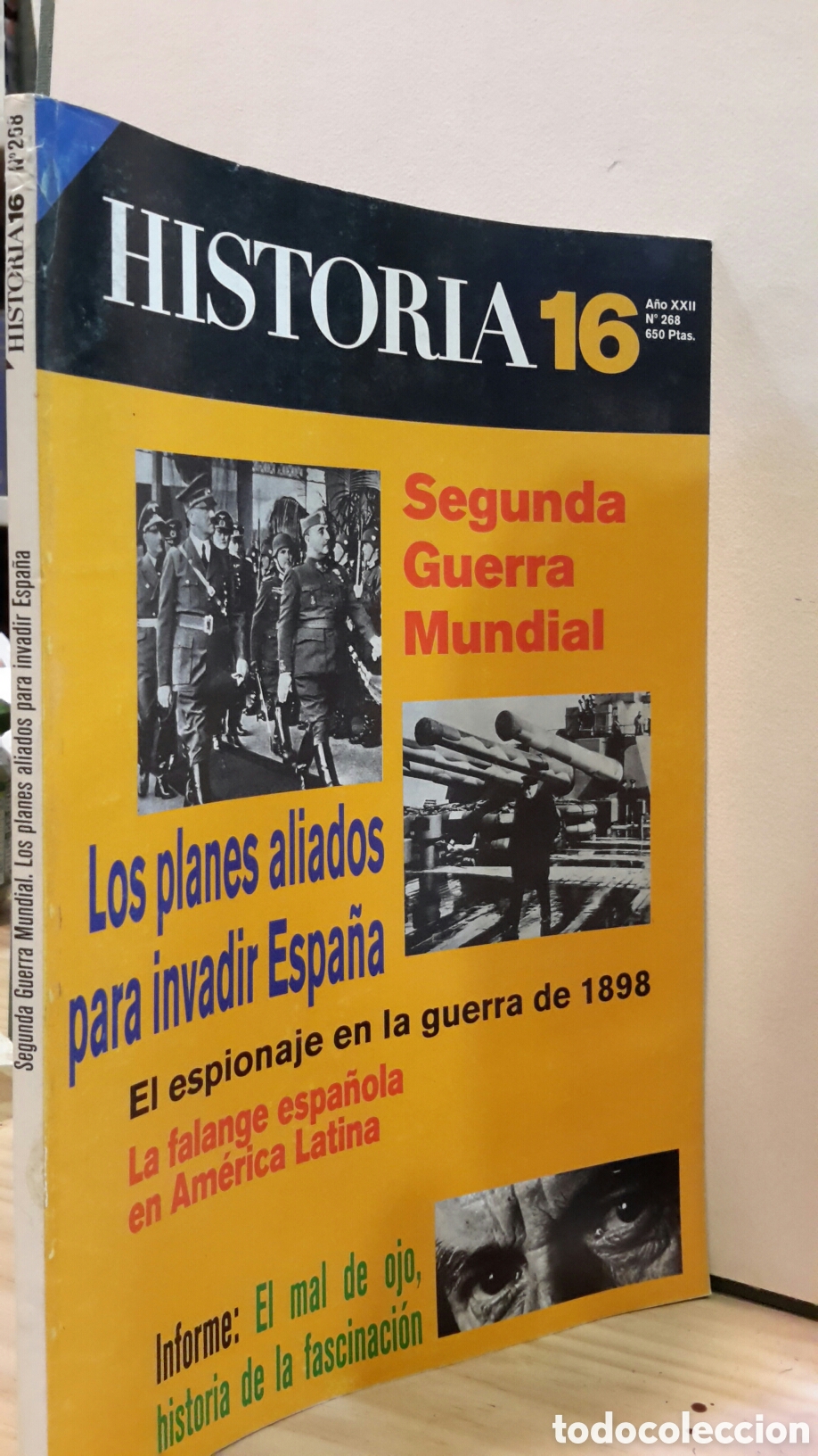 Colecionismo da Revista Historia 16: Segunda Guerra Mundial. Los planes aliados para invadir Espa&ntilde;a. Historia16, N&deg;208