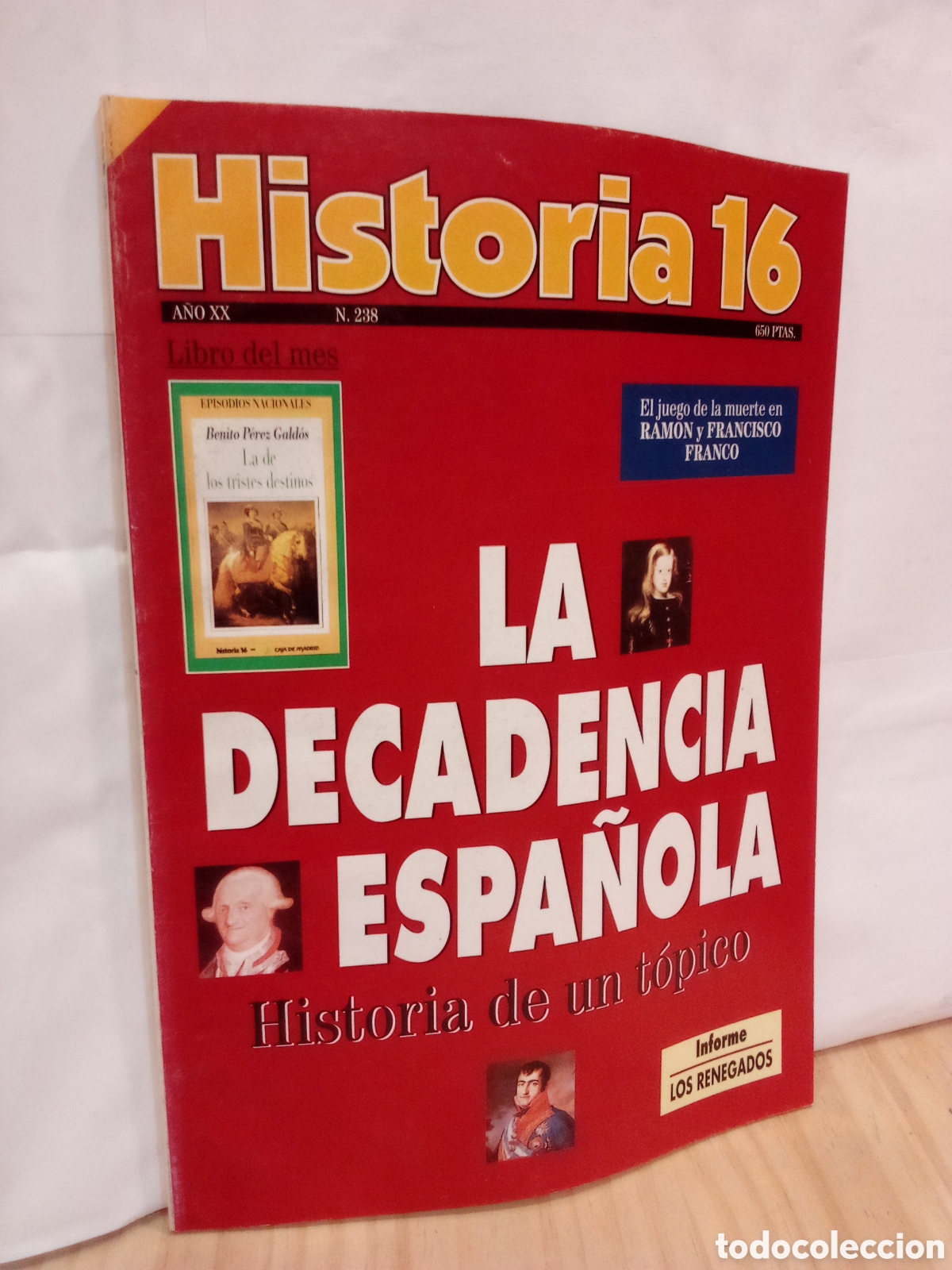 Collezionismo di Rivista Historia 16: Historia 16. N.238. La Decadencia Espa&ntilde;ola.