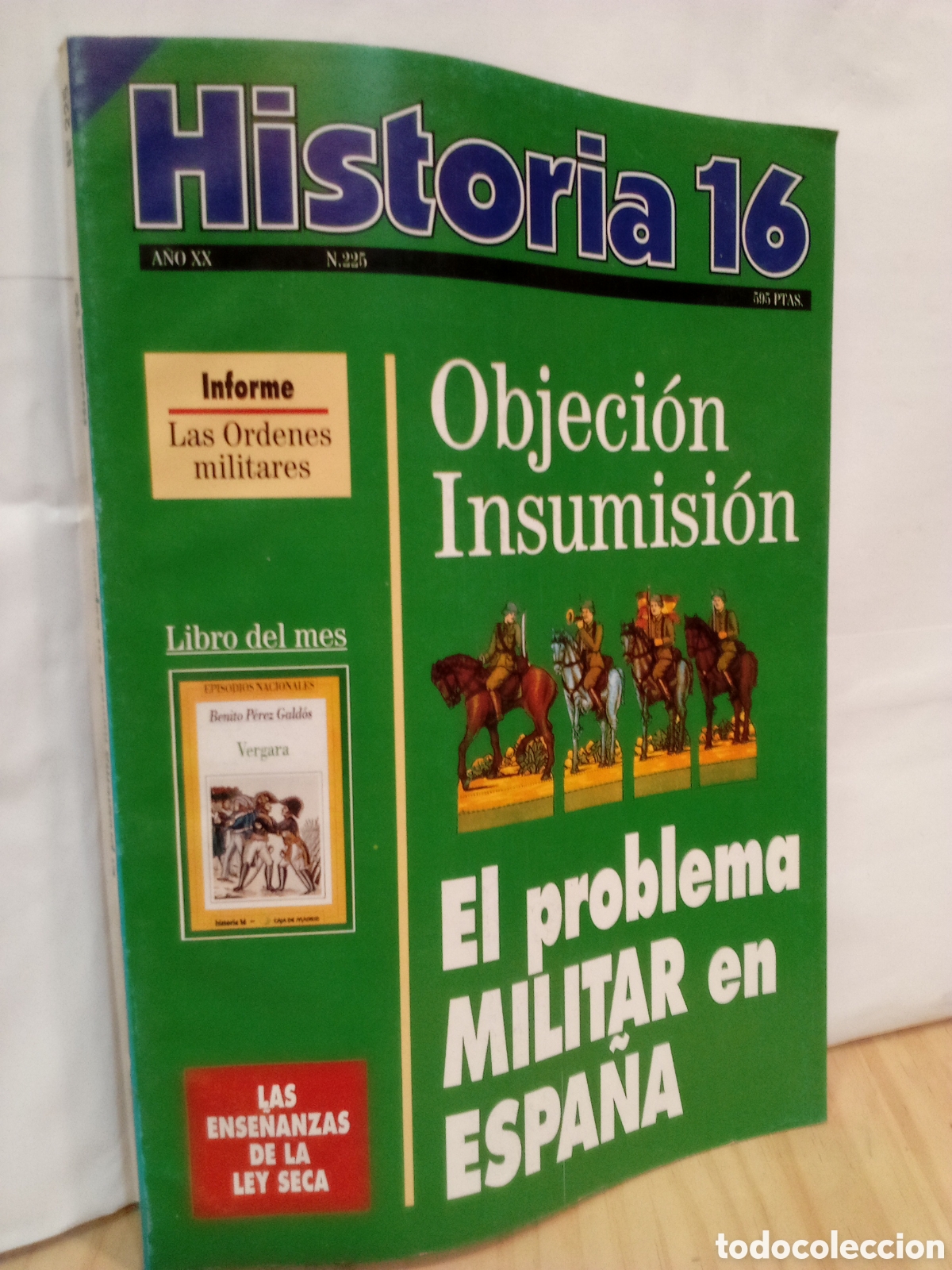 Colecionismo da Revista Historia 16: Historia 16. N.225. El Problema Militar en Espa&ntilde;a.