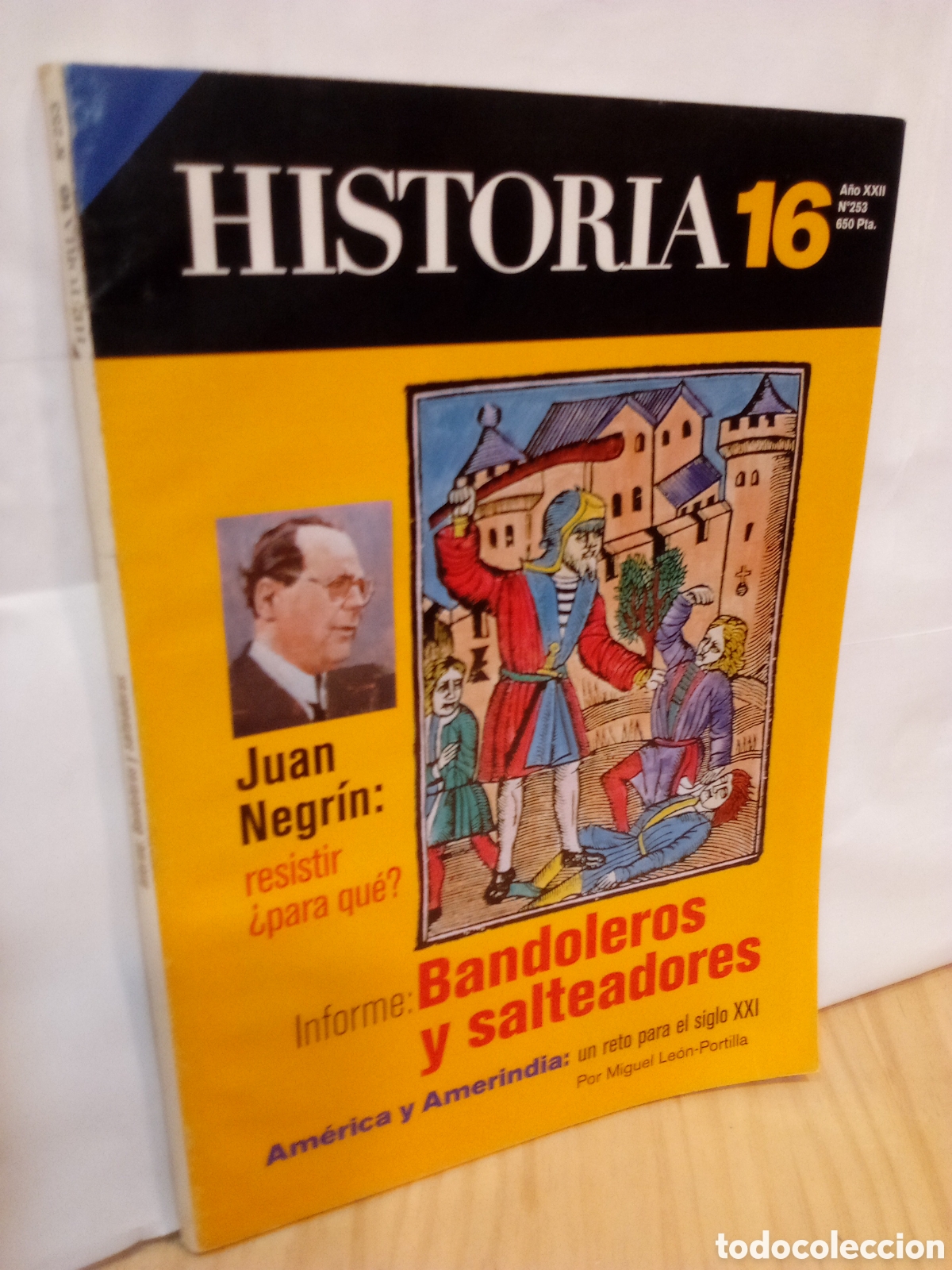 Sammeln von Zeitschriften Historia 16: Historia 16. N. 253. Informe: Bandoleros y Salteadores.