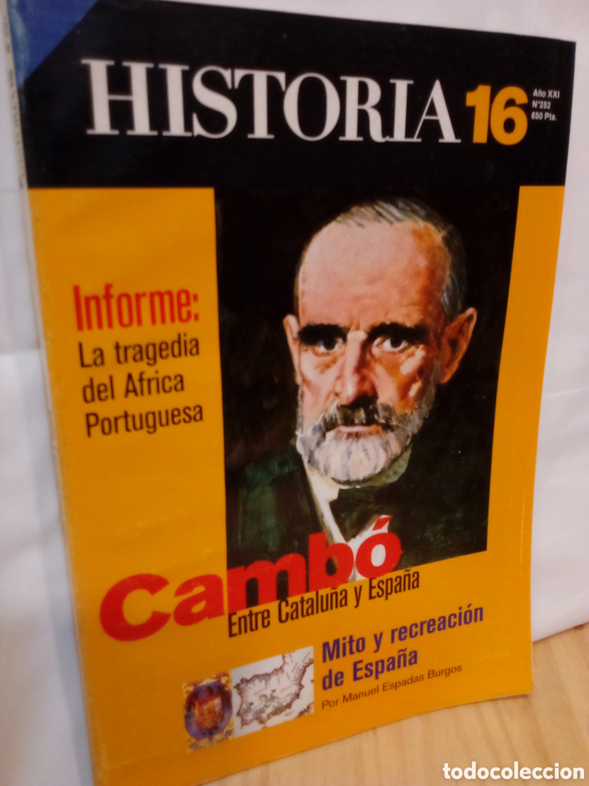 Sammeln von Zeitschriften Historia 16: Historia 16. Cambo. Entre Catalu&ntilde;a y Espa&ntilde;a