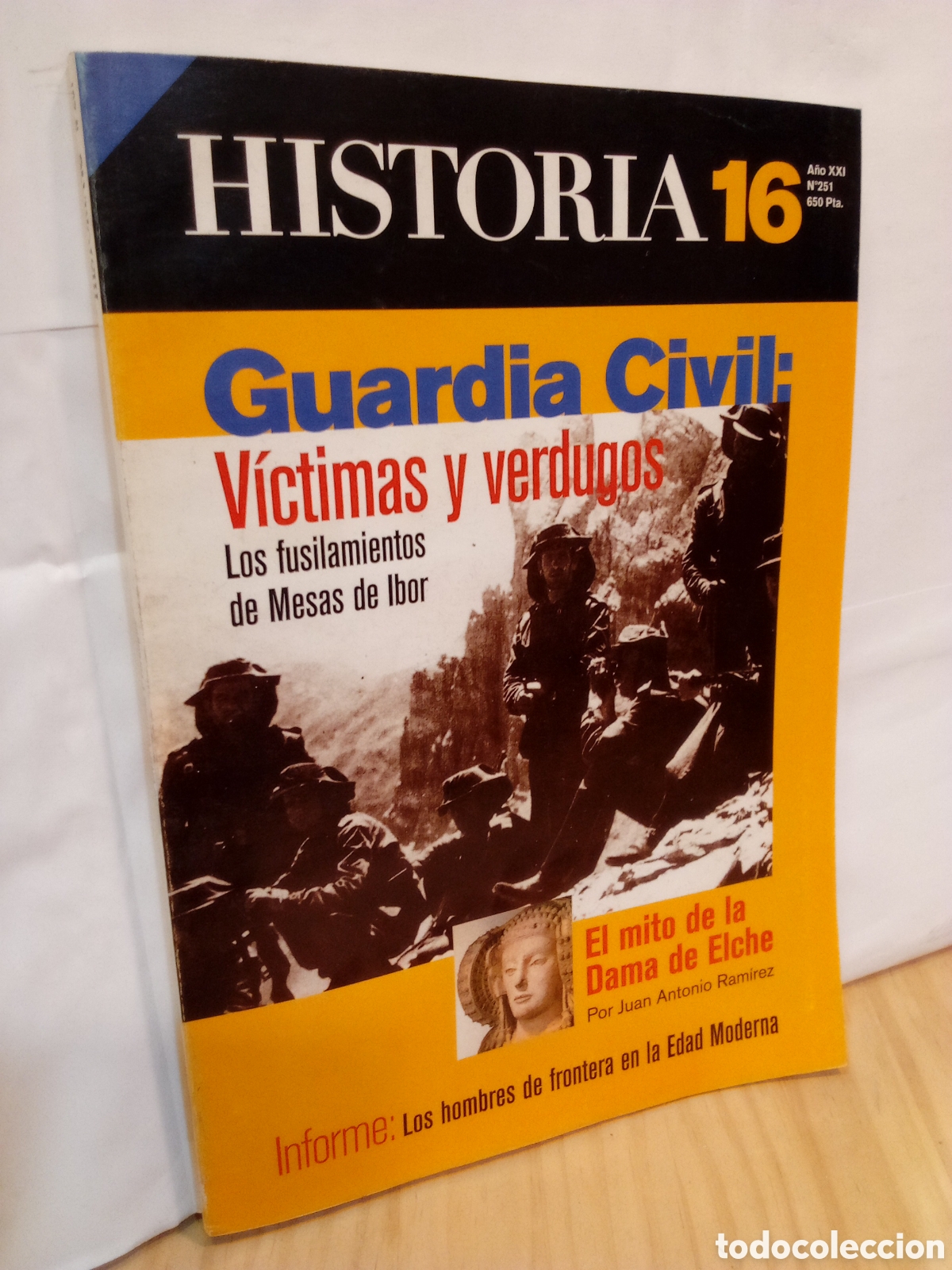 Sammeln von Zeitschriften Historia 16: Historia 16. N. 251. Guardia Civil: Victimas y Verdugos.