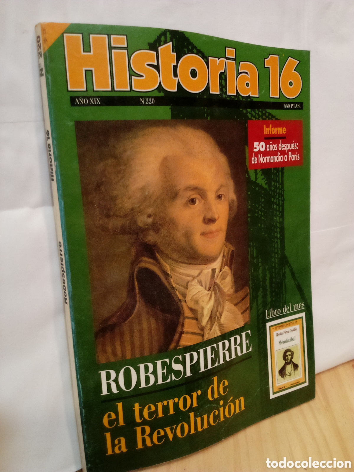 Sammeln von Zeitschriften Historia 16: Historia 16. N.220. Robespierre.