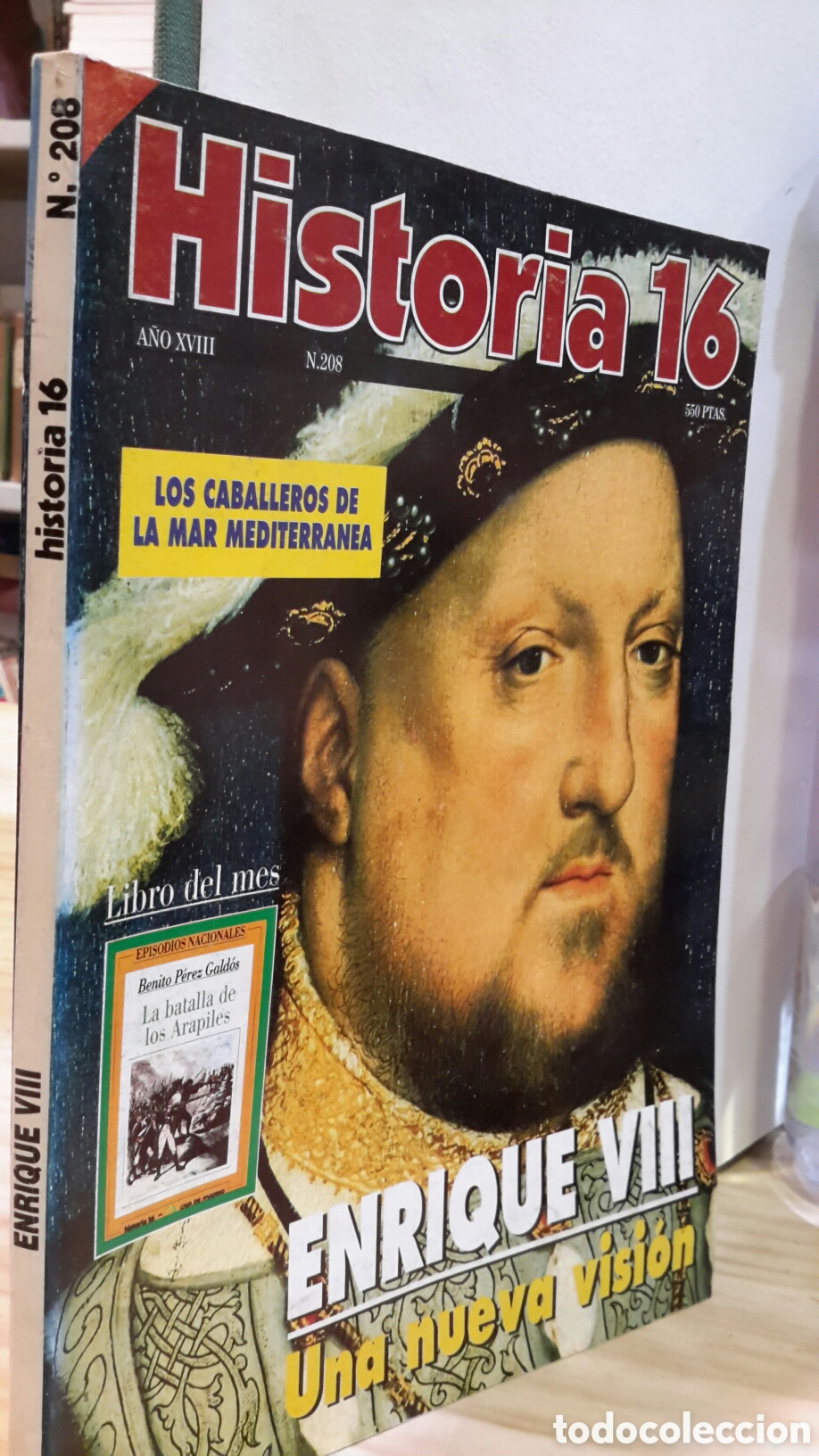 Sammeln von Zeitschriften Historia 16: Historia 16, N&deg;208, Enrique VIII