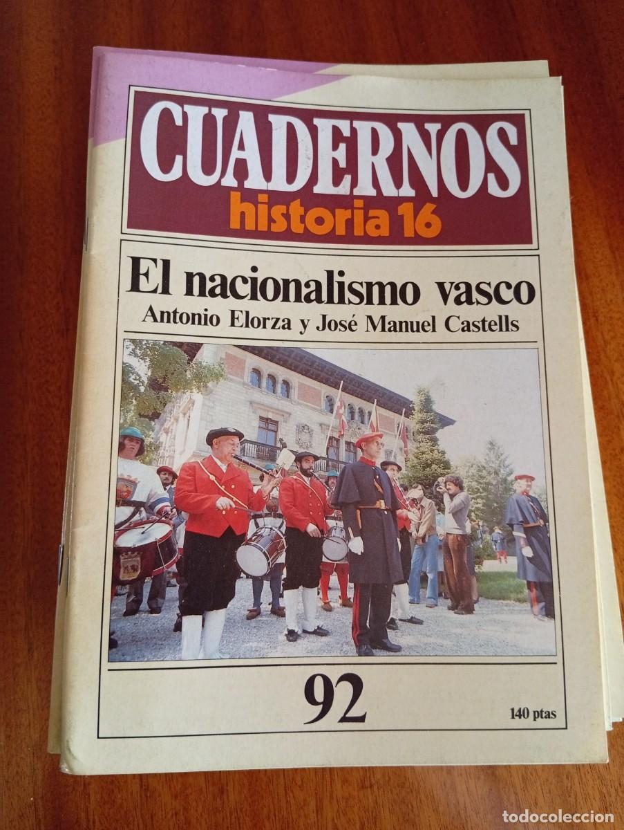 Collectionnisme de Magazine Historia 16: El nacionalismo vasco N.&ordm; 92