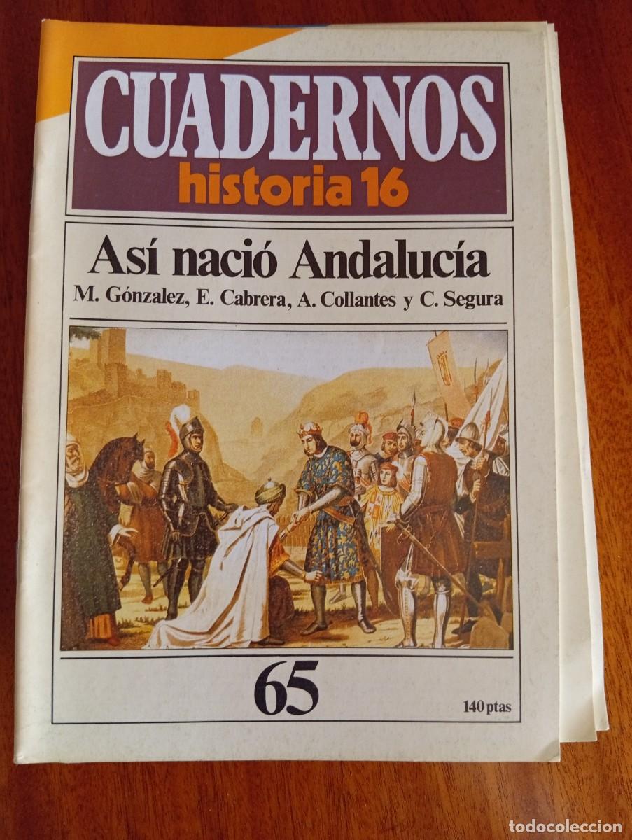 Coleccionismo de revista Historia 16: As&iacute; naci&oacute; Andaluc&iacute;a. N.&ordm; 65