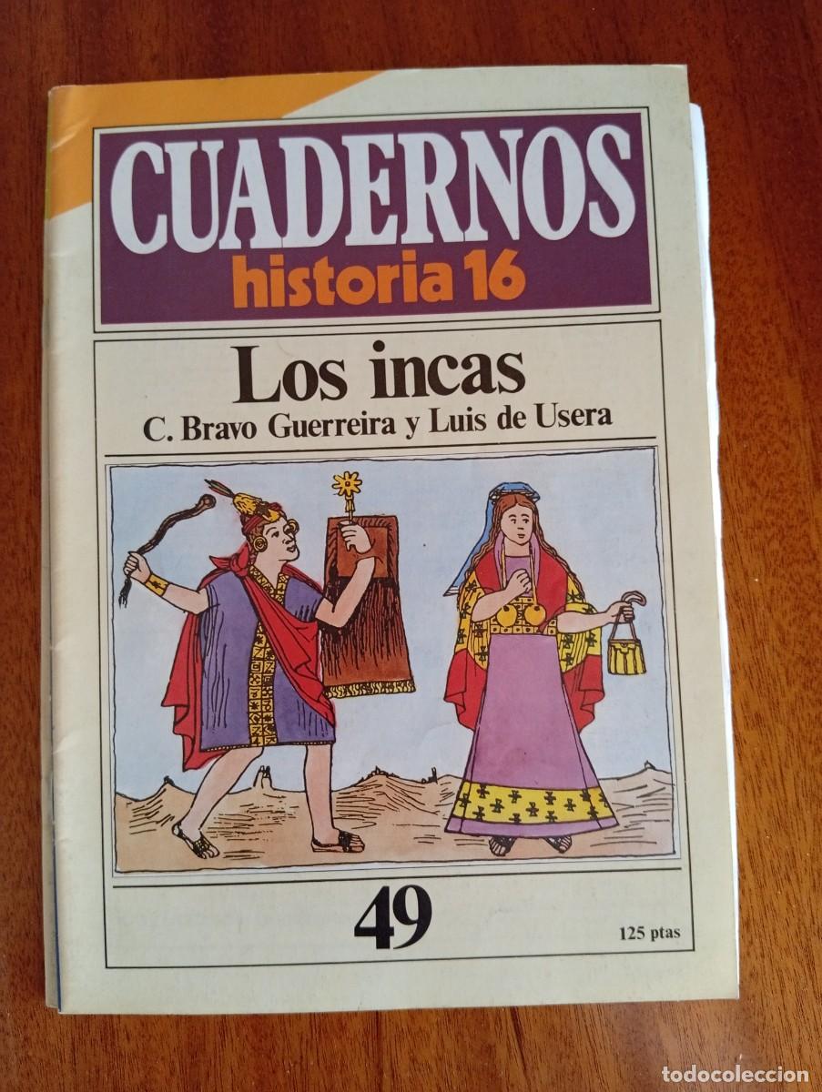 Coleccionismo de revista Historia 16: Los incas. Cuaderno N.&ordm; 49