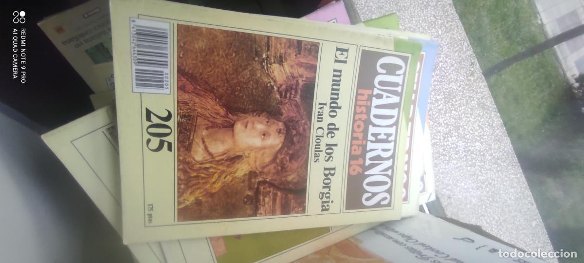 Coleccionismo de revista Historia 16: Cuadernos de Historia 16, N&ordm; 205 EL MUndo de los Borgia