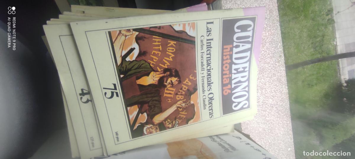 Coleccionismo de revista Historia 16: Cuadernos de Historia 16, N&ordm; 75 Las internacionales obreras