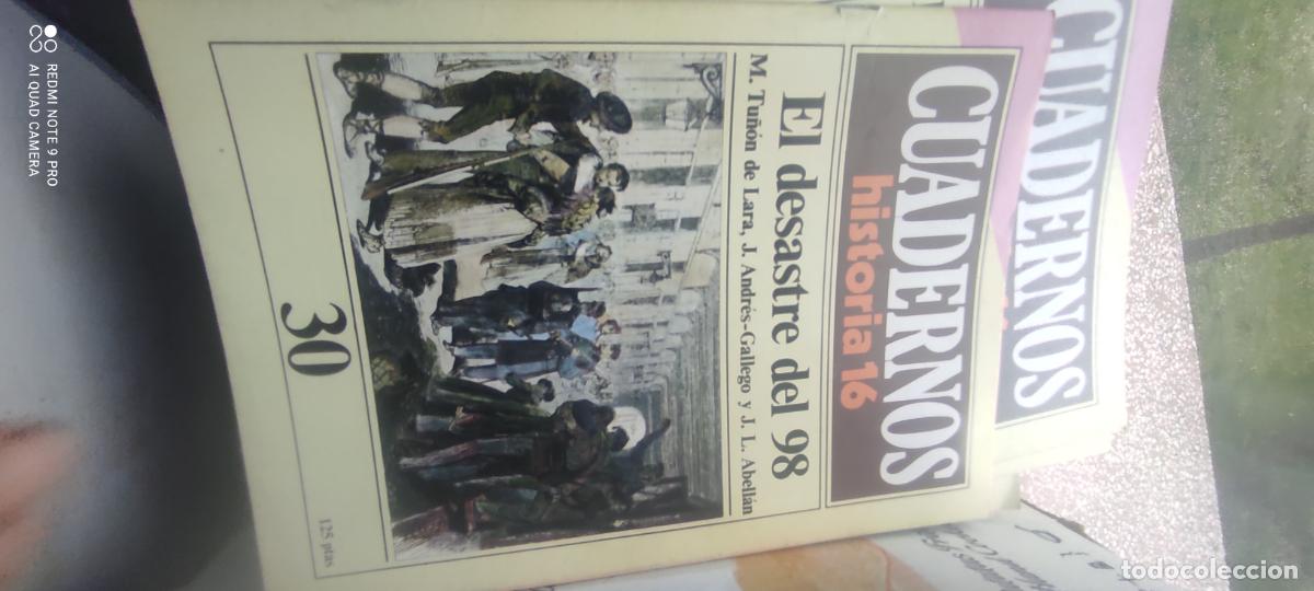 Coleccionismo de revista Historia 16: Cuadernos de Historia 16, N&ordm; 30 El desastre del 98