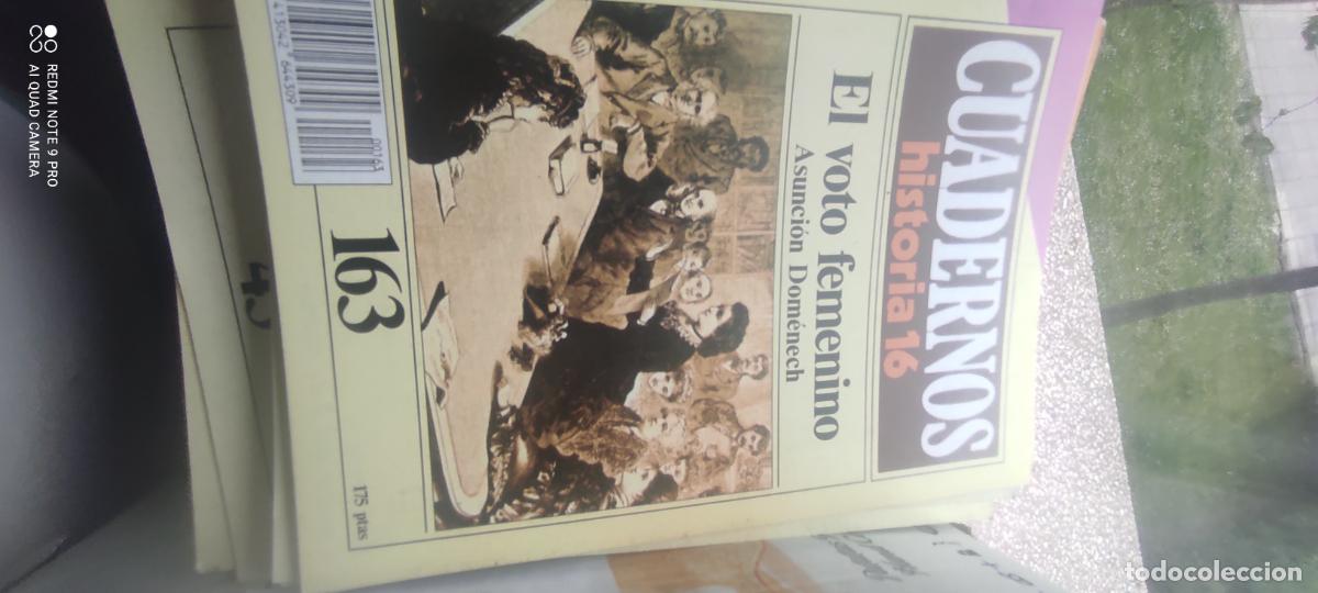 Coleccionismo de revista Historia 16: Cuadernos de Historia 16, N&ordm; 163 El voto femenino
