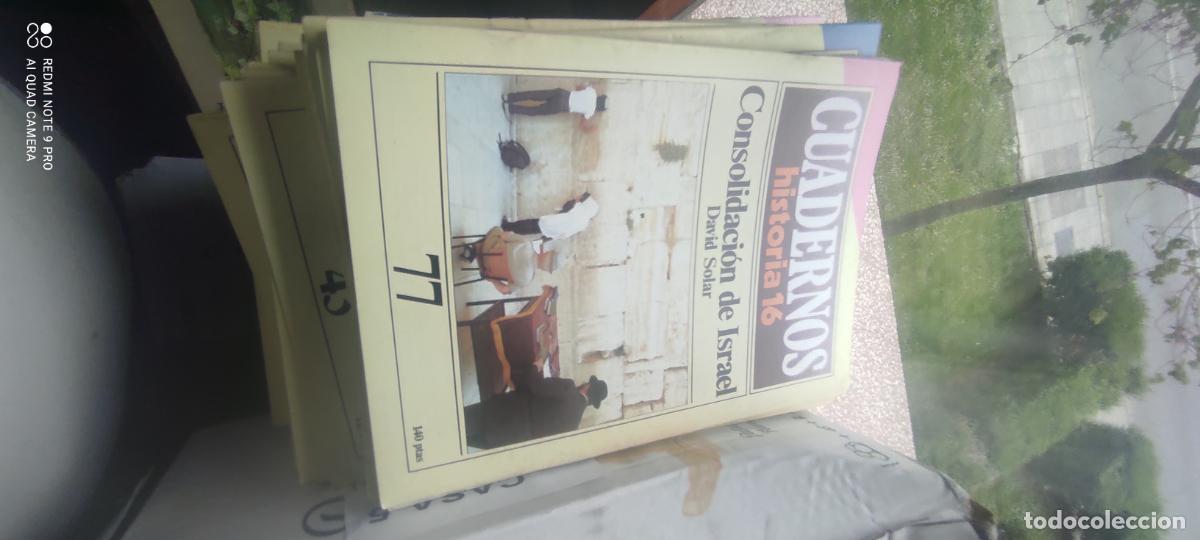 Coleccionismo de revista Historia 16: Cuadernos de Historia 16, N&ordm; 77 Consolidaci&oacute;n de israel