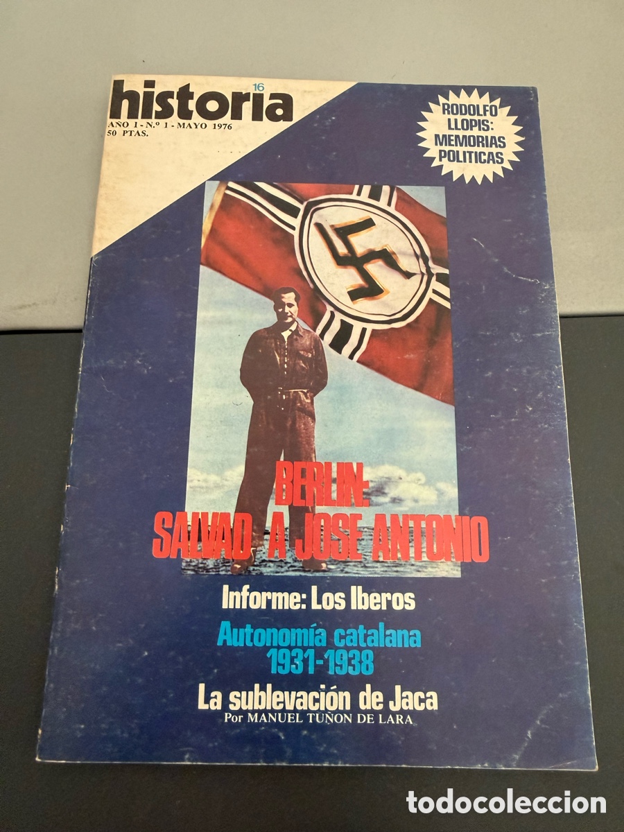 Coleccionismo de revista Historia 16: HISTORIA 16. N 1. BERL&Iacute;N. SALVAD A JOS&Eacute; ANTONIO