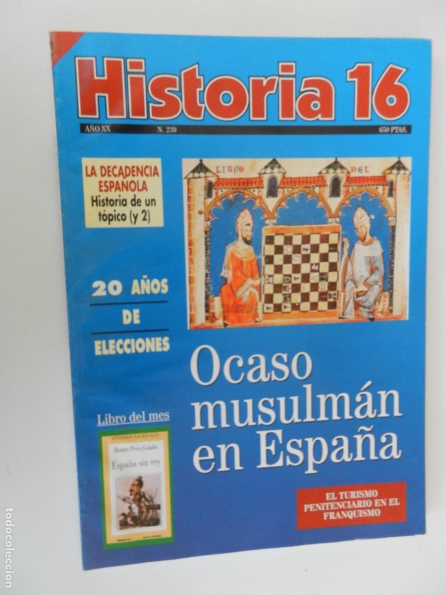 Coleccionismo de revista Historia 16: HISTORIA 16 REVISTA N&ordm; 239- A&Ntilde;O XX -OCASO MUSULMAN EN ESPA&Ntilde;A - TURISMO PENITENCIARIO