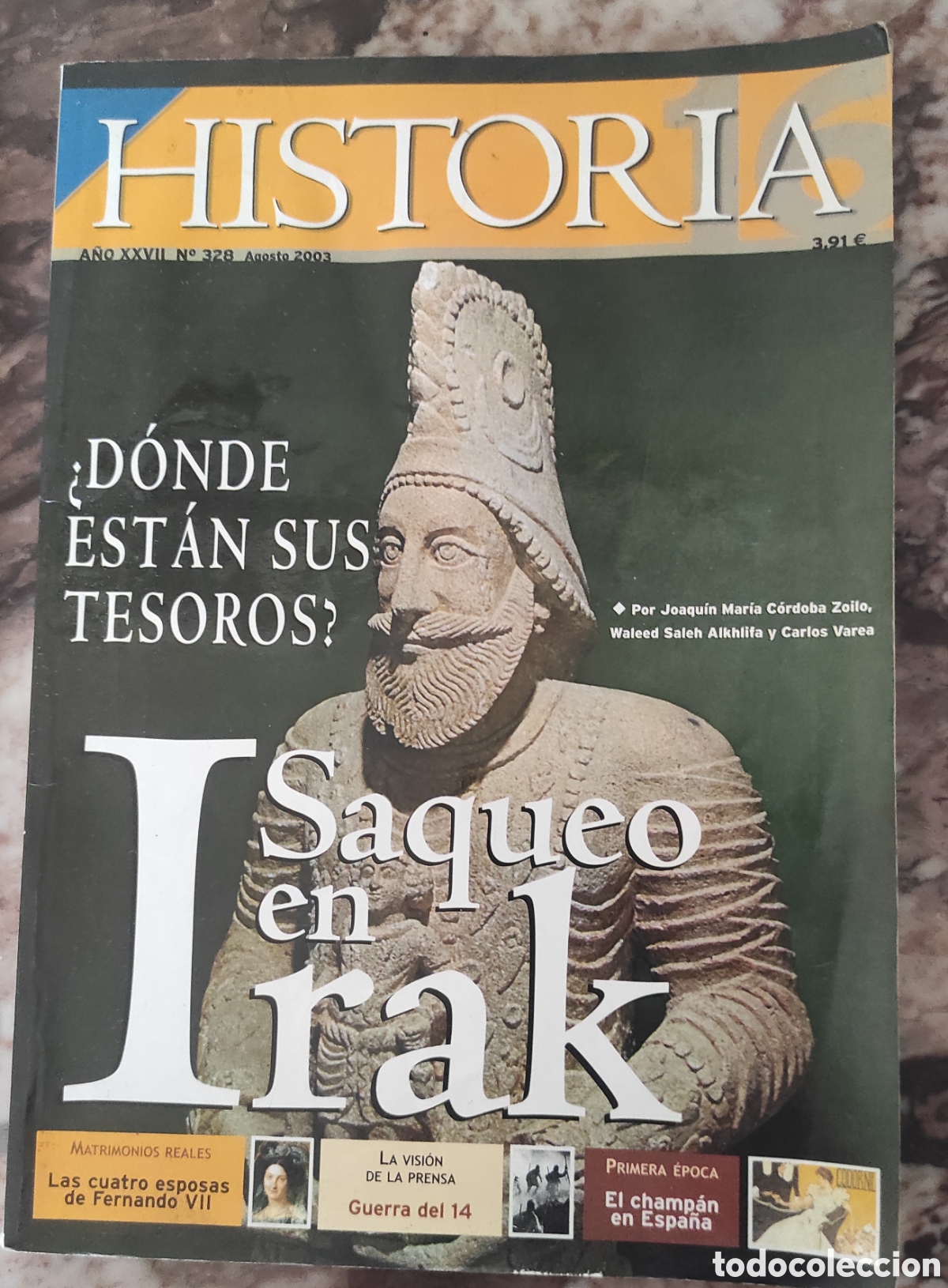 Coleccionismo de revista Historia 16: Historia 16. A&ntilde;o XXVII. N&deg; 328. Agosto 2003