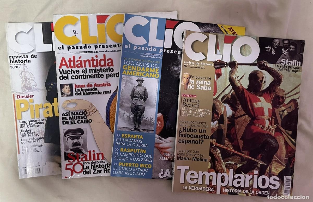 Coleccionismo de revista Historia 16: Lote 4 Revistas &rdquo;Cl&iacute;o&rdquo;