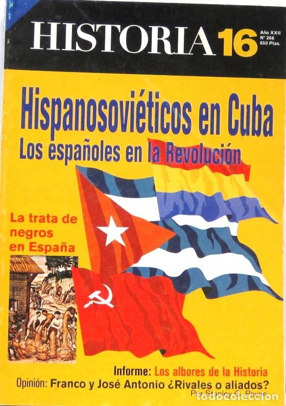 Coleccionismo de revista Historia 16: HISTORIA 16 - A&Ntilde;O XXII - N&ordm; 266 - HISPANOSOVIETICOS EN CUBA