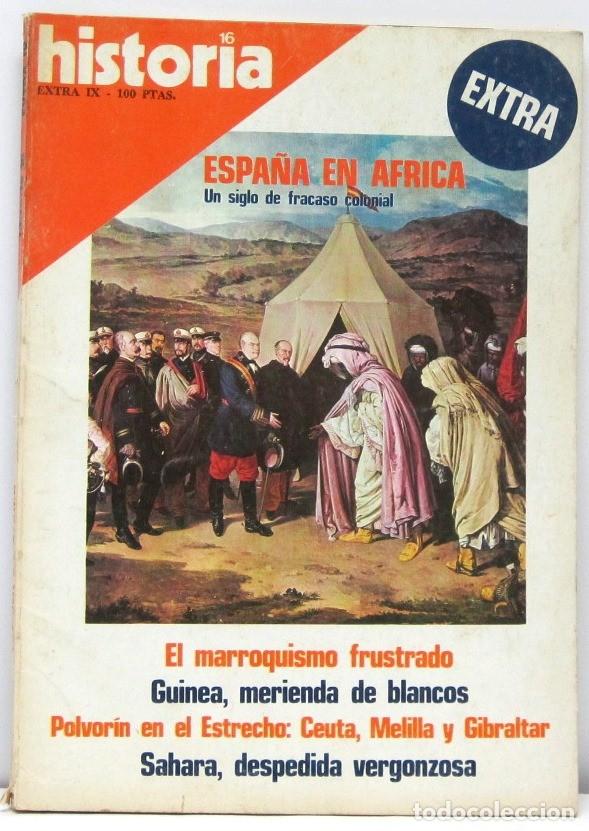 Coleccionismo de revista Historia 16: HISTORIA 16 - EXTRA IX - ESPA&Ntilde;A EN AFRICA