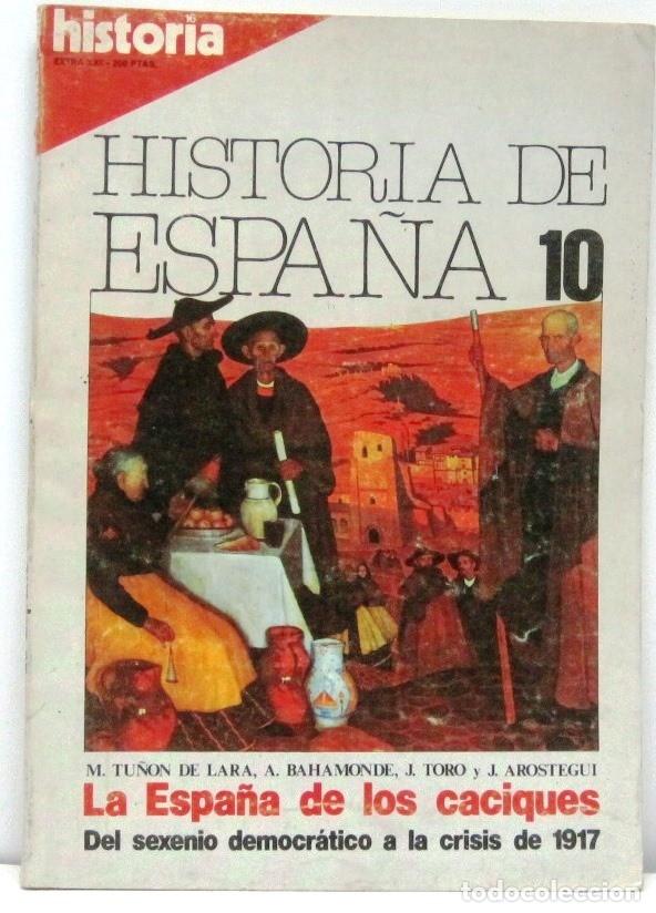 Coleccionismo de revista Historia 16: HISTORIA 16 - HISTORIA DE ESPA&Ntilde;A 10 - LA ESPA&Ntilde;A DE LOS CACIQUES