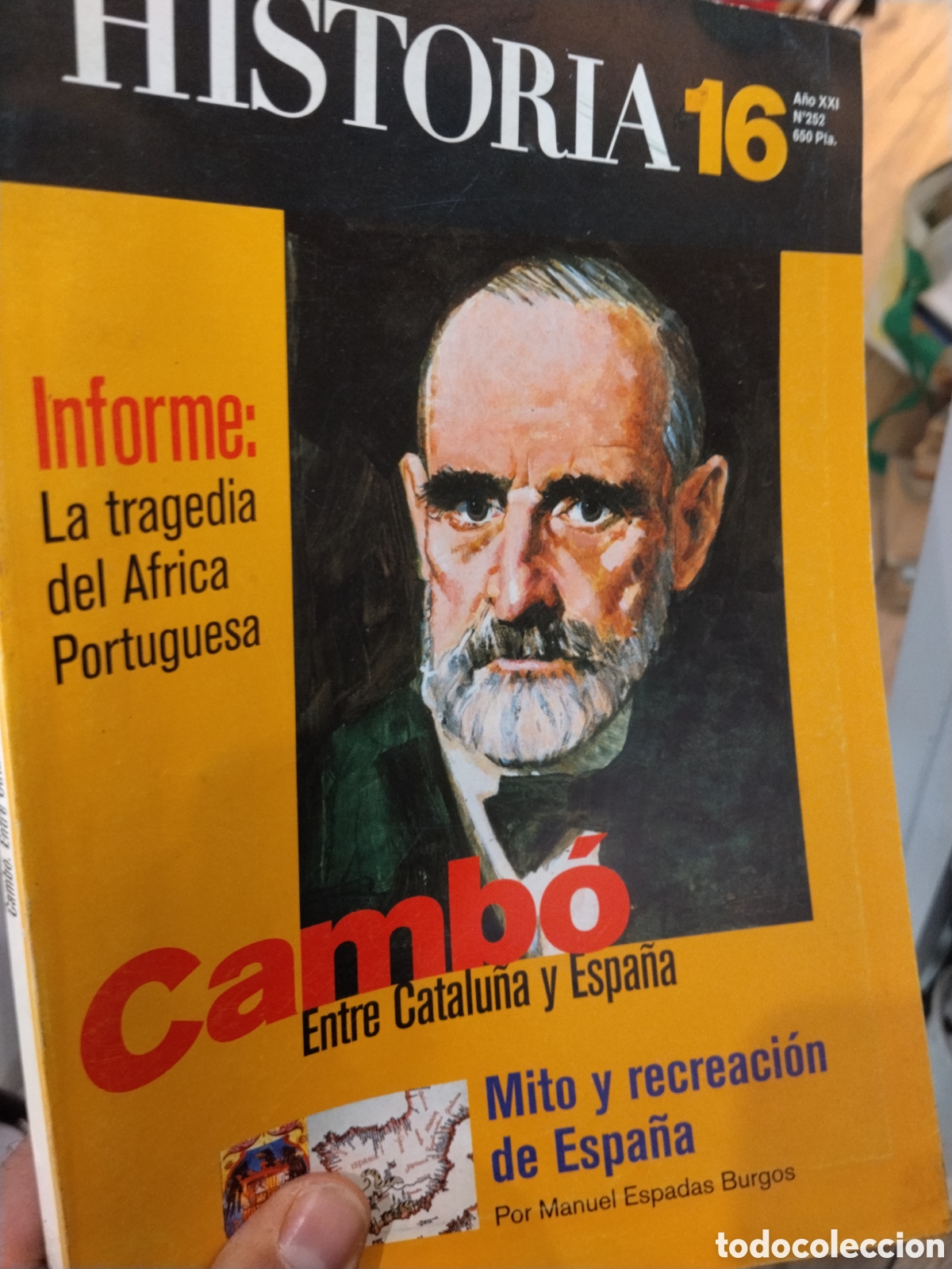 Coleccionismo de revista Historia 16: Historia 16. N. 262. Camino entre Catalu&ntilde;a y Espa&ntilde;a