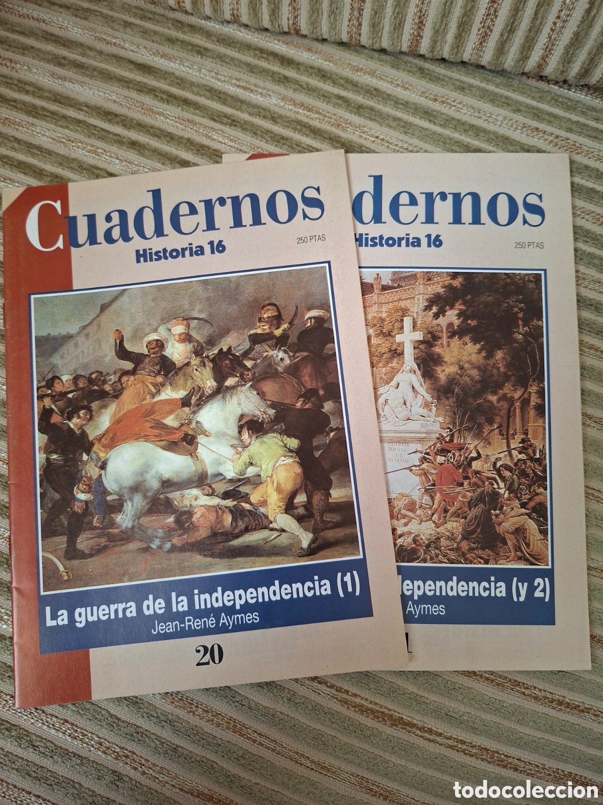 Coleccionismo de revista Historia 16: CUADERNOS HISTORIA 16 : LA GUERRA DE LA INDEPENDENCIA, 1 y 2