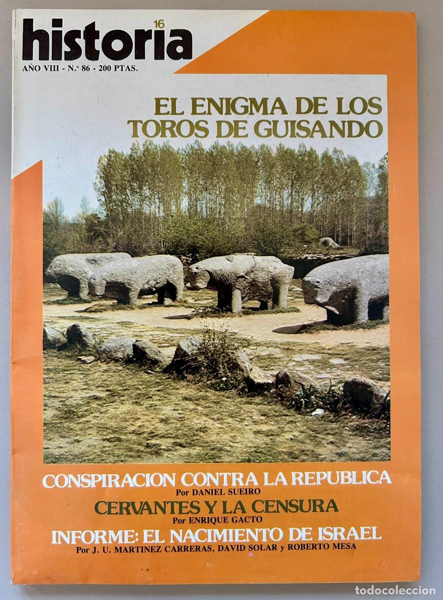 Coleccionismo de revista Historia 16: HISTORIA 16 - N.&ordm; 86 1983 - EL ENIGMA DE LOS TOROS DE GUISANDO