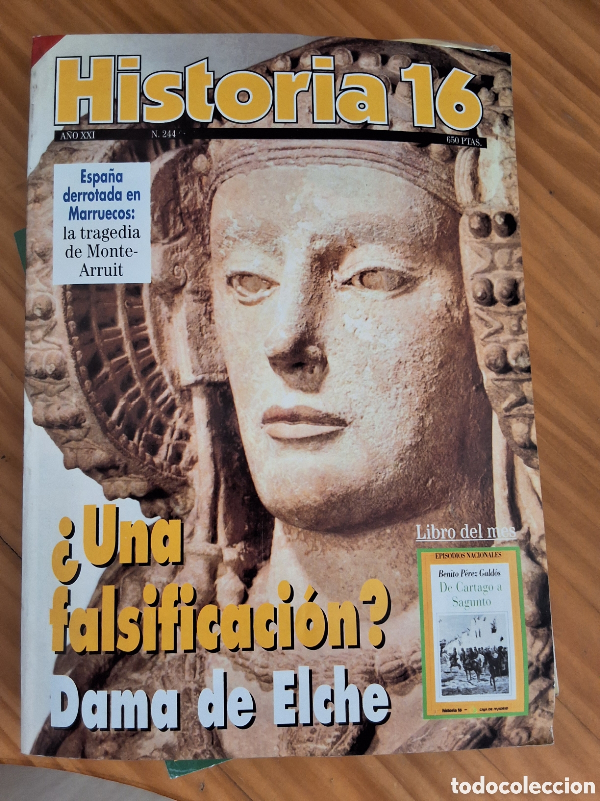 Coleccionismo de revista Historia 16: Historia 16 revista mensual n&uacute;mero 244 a&ntilde;o 1996/8 incluye libro