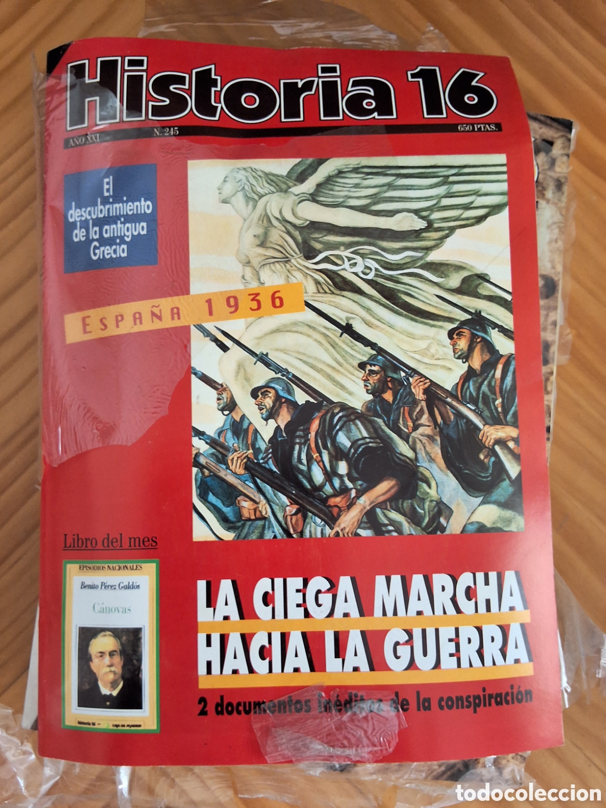 Coleccionismo de revista Historia 16: Historia 16 revista mensual n&uacute;mero 245 a&ntilde;o 1996/9 incluye libro