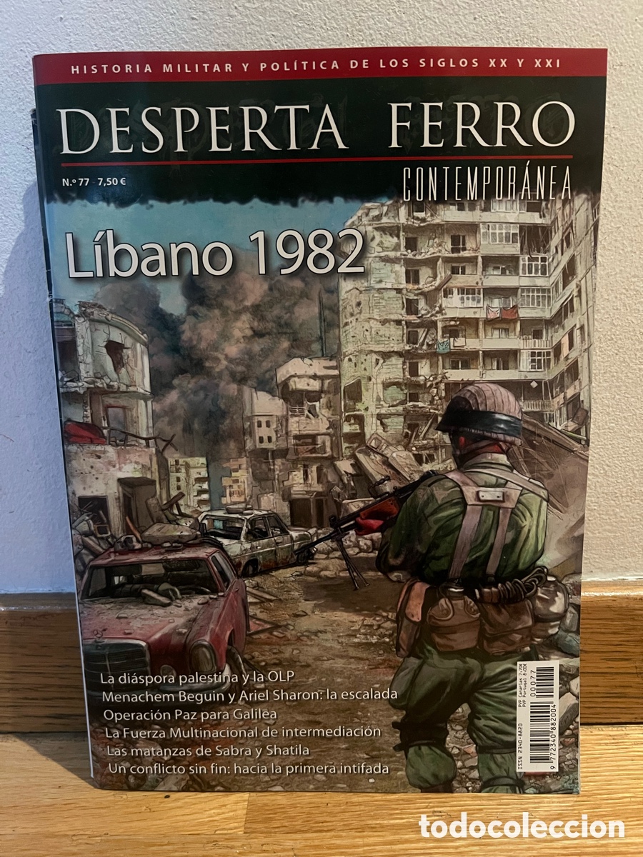 Coleccionismo de revista Historia 16: Desperta Ferro L&iacute;bano 1982 n&uacute;mero 77