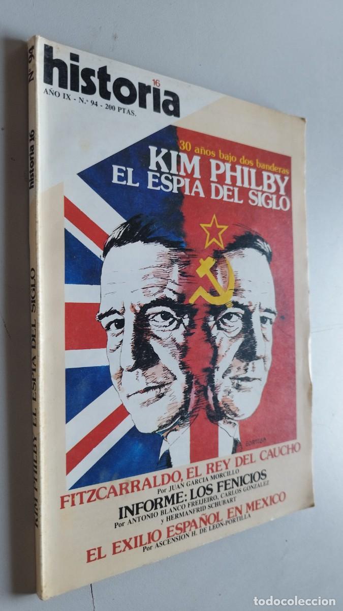 Coleccionismo de revista Historia 16: HISTORIA 16 / 94 / FITZCARRALDO CAUCHO-FENICIOS-EXILIO MEXICO