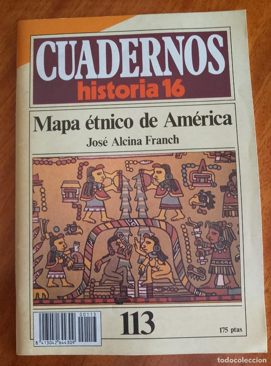 Collezionismo di Rivista Historia 16: Mapa &eacute;tnico de Am&eacute;rica. N.&ordm; 113