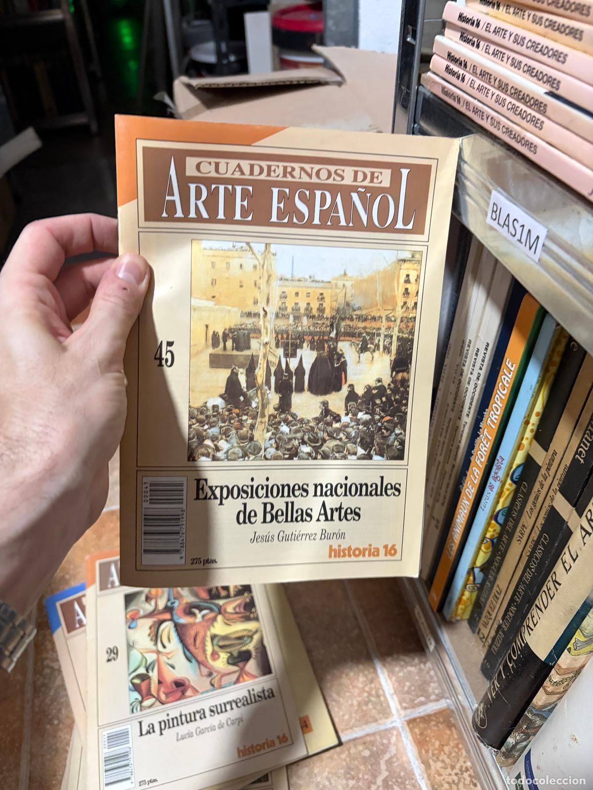 Coleccionismo de revista Historia 16: BLAS1M Jes&uacute;s Guti&eacute;rrez Bur&oacute;n Exposiciones nacionales de Bellas Artes Historia 16 n.&ordm; 45