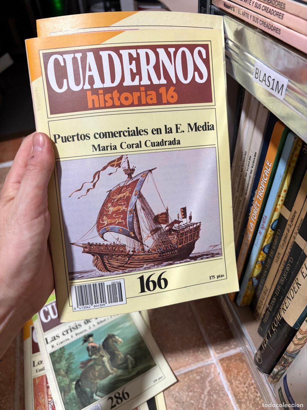 Collectionnisme de Magazine Historia 16: BLAS1M Mar&iacute;a Coral Cuadrada Puertos comerciales en la E. Media historia 16