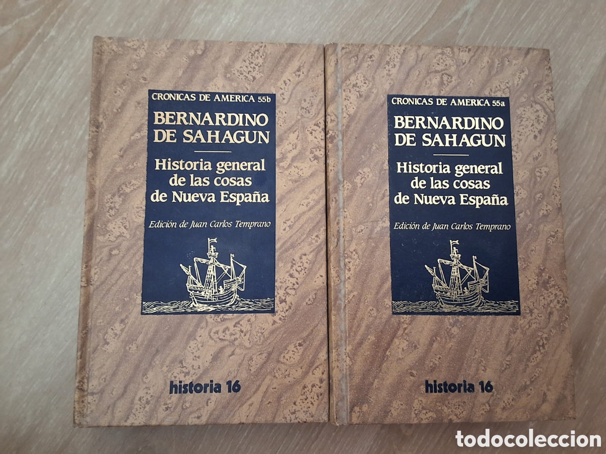 Collectionnisme de Magazine Historia 16: Historia general cosas de Nueva Espa&ntilde;a libro Bernardino Sahag&uacute;n cr&oacute;nicas de Am&eacute;rica 55 a b