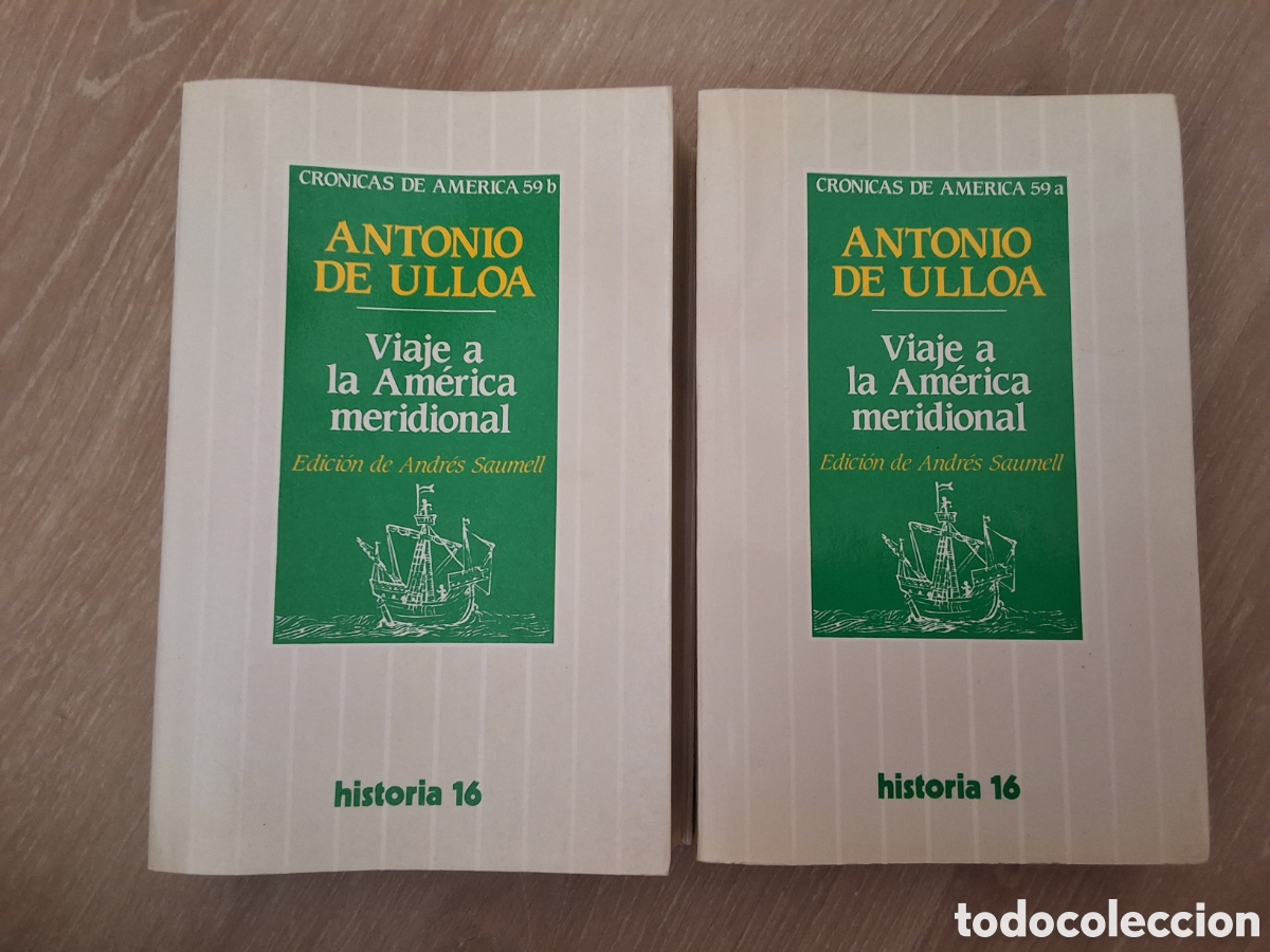 Collectionnisme de Magazine Historia 16: Viaje a la america meridional libro Antonio Ulloa cr&oacute;nicas de Am&eacute;rica 59 a b a&ntilde;o 1990/10
