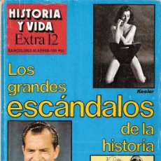 Coleccionismo de Revista Historia y Vida: LOS GRANDES ESCÁNDALOS DE LA HISTORIA.LAW.MAYERLING.DREIFUS.STAVISKY.KEELER.HISTORIA Y VIDA. EXTRA12