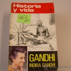 Coleccionismo de Revista Historia y Vida: HISTORIA Y VIDA	GANDHI INDIRA GANDHI	1972	2,00 € . Lote 34863984