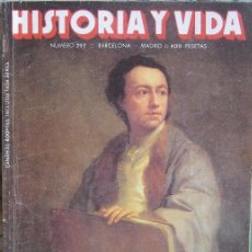 Coleccionismo de Revista Historia y Vida: REVISTA “HISTORIA Y VIDA” (Nº 297–DICIEMBRE 1992).EL PINTOR MENGS-AFRODITA. Lote 39457069