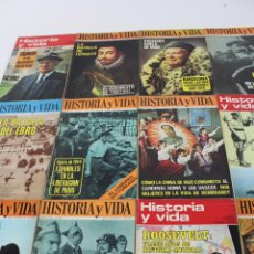 Coleccionismo de Revista Historia y Vida: L-3335. HISTORIA Y VIDA. 23 REVISTAS COMPLETAS AÑOS 1970 A 1973.
