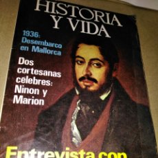 Coleccionismo de Revista Historia y Vida: HISTORIA Y VIDA ENTREVISTA CON LARRA