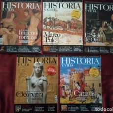 Coleccionismo de Revista Historia y Vida: REVISTA HISTORIA Y VIDA LOTE 5 NÚMEROS DEL 396 AL 400 AÑO XXXIII. Lote 203609086