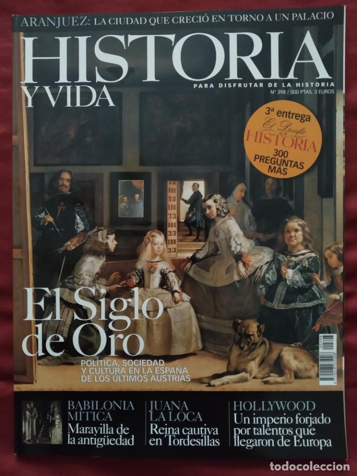 Coleccionismo de Revista Historia y Vida: REVISTA HISTORIA Y VIDA LOTE 5 NÚMEROS DEL 396 AL 400 AÑO XXXIII - Foto 6 - 203609086