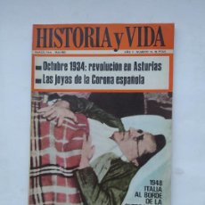 Coleccionismo de Revista Historia y Vida: REVISTA HISTORIA Y VIDA Nº 19. AÑO II. OCTUBRE DE 1934. REVOLUCION EN ASTURIAS. TDKC84