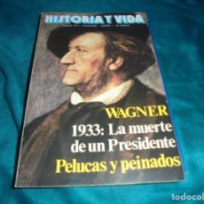 Coleccionismo de Revista Historia y Vida: HISTORIA Y VIDA Nº 189. DCMBRE 1983. WAGNER / PRIMEROS COMBATES AEREOS SOBRE EUZKADI