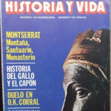 Coleccionismo de Revista Historia y Vida: REVISTA HISTORIA Y VIDA Nº 165 -1981