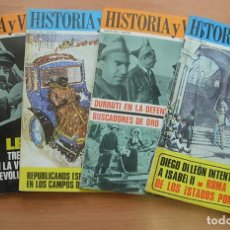 Coleccionismo de Revista Historia y Vida: LOTE 3 REVISTAS HISTORIA Y VIDA 1970 NÚMEROS 28, 30, 31, 32 COMPLETAS