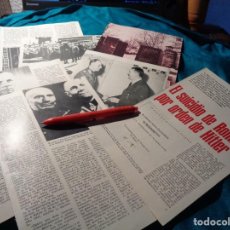 Coleccionismo de Revista Historia y Vida: RECORTE : EL SUICIDIO DE ROMMEL POR ORDEN DE HITLER. HISTORIA Y VIDA, MAYO 1968