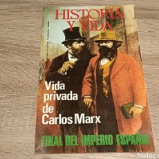 Collectionnisme de Magazine Historia y Vida: NÚMERO 98. CARLOS MARX, EL FINAL DEL IMPERIO ESPAÑOL,.... Lote 348490238
