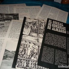 Coleccionismo de Revista Historia y Vida: RECORTE : EL CORRAL DE COMEDIAS DE ALMAGRO . HISTORIA VIDA, JULIO 1971
